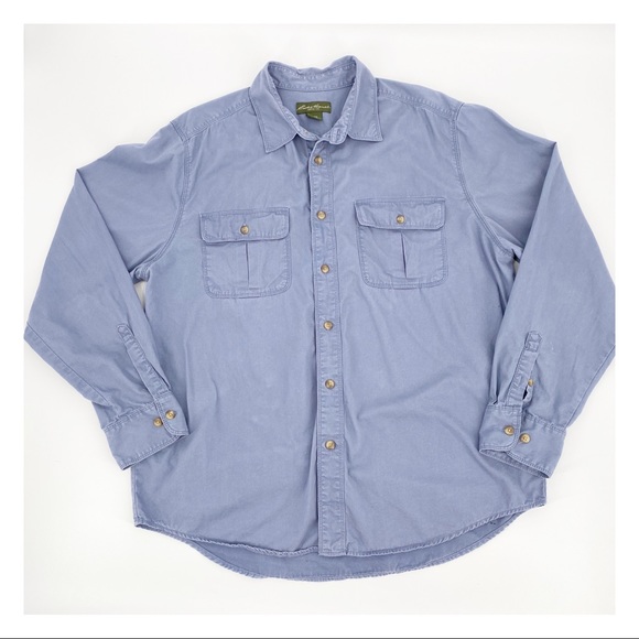 Eddie Bauer Other - Eddie Bauer Long Sleeve Blue Button Up Shirt XL